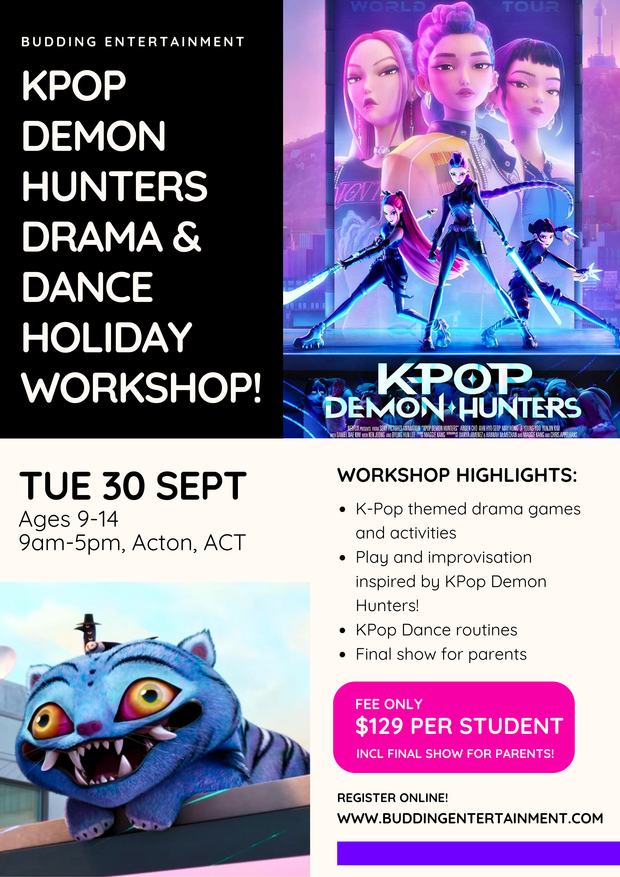 Spring School Holiday - Canberra Themed Drama Workshops! KPop Demon Hunters, Swifties, Percy Jackson & Harry Potter!
